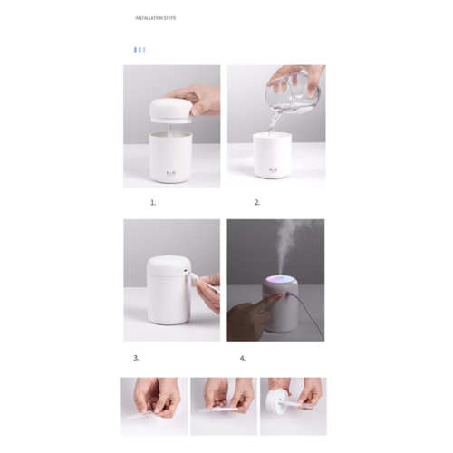 Portable Mini Humidifier & Aroma Diffuser